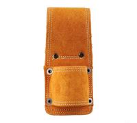 Soporte de martillo de cuero para cinturón en cuero vacuno, soporte de herramienta de enchufe único o doble enchufe para martillo, mazo, llave, para carpinteros, constructores y comerciantes (enchufe