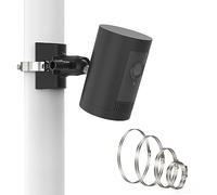 Soporte de mástil para cámara exterior batería (Stick Up Cam/Pro), cámara interior (cámara interior), cámara Spotlight, cámara de vigilancia Plus/Pro y panel solar (negro 1 pieza)
