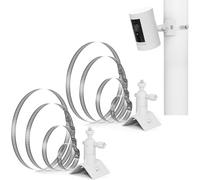 Soporte de mástil universal, compatible con cámaras Eufycam 2/2C/2C Pro/3/3C/S330/S300, Arlo Pro 5S/4/3/2/Ultra/Essential XL, Ring/Google Nest/Wyze de 1/4", orientable 360°, diámetro de 5 a 20 cm, sin