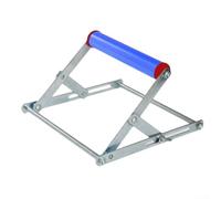 Soporte de material metálico ajustable del marco de la ayuda de la cortadora con el ajuste plegable de la altura del diseño de 55 a 135m m para el equipo del taller de la sierra de mesa