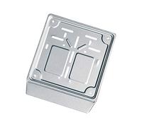 Soporte de matrícula 80ZERO14 soporte matrícula moto schooter croos de aluminio antioxidante
