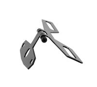 Soporte De Matrícula Ajustable Motocicleta para, Luz Trasera Freno Plegable Universal ATV, Bicicleta Deportiva, Moto Cross Guardabarros Delanteros Cortos