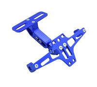 Soporte de matrícula CNC for Motocicleta, Compatible con MT07, MT09, MT10 y 888, 849, 851, 749, 898 y 1198.(Blue)
