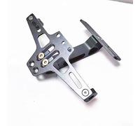 Soporte de matrícula de aleación de aluminio con diseño de ajuste seguro para motocicletas MSX sin integración de luz (C)