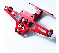 Soporte de matrícula de aluminio mecanizado CNC para motocicletas MSX optimizado para instalaciones no iluminadas (B)