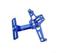 Soporte de matrícula de motocicleta resistente, montaje ajustable, de aleación CNC, color rojo (D)