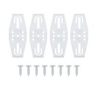 Soporte de matrícula invisible sin marco, 4 Piezas, cuidado del vehículo, cambio de matrícula, Legal & Universal, Soporte Matricula Coche sin Marco, Portamatriculas Coche, Remolque, Camión