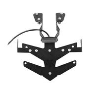 Soporte de Matrícula Moto Soporte De Matrícula De Motocicleta, Soporte De Contrapunto con Luz, Compatible con Yamaha TMAX 530/TMAX 560,Accesorio De Motocicleta Soporte de Guardabarros