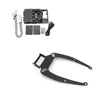 Soporte De Matrícula para GPS Motocicleta para Yamaha NMAX155 NMAX125 N-MAX NMAX 155 125 2015-2020 con Adaptador para Teléfono Inteligente