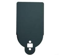 Soporte de matrícula para Xiaomi para M365 y para scooters M365 Pro, soporte de matrícula acrílico resistente a los golpes con tornillos para un fácil montaje del guardabarros (negro)