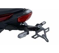 Soporte de matrícula R&G RACING negro para Honda CB125R.