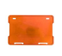 Soporte de Matrícula Soporte para Marco de Montaje, Soporte para Placa de matrícula Trasera, Soporte de aleación de Aluminio, Apto para Kawasaki ZX4RR. Portamatriculas(Orange A)