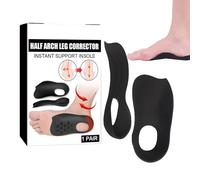 Soporte de | Medias plantillas de soporte instantáneo - Plantillas ortopédicas para zapatos de 3/4 de alto de apoyo para plantas y talón de