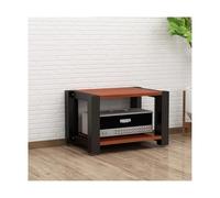 Soporte de medios AV ajustable, estantes de almacenamiento de CD, reproductor de discos estéreo, gabinete de rack de audio moderno