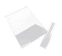 Soporte de Menú Acrílico Vertical Exhibidor de Carteles Transparente para Mesas para Restaurantes y Ferias Base Estable y Resistente