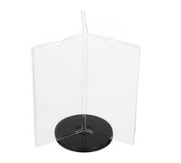 Soporte de Menú Giratorio de Seis Caras en Acrílico, 1 Pieza