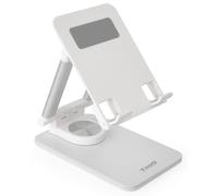 Soporte de Mesa Ajustable para Smartphones/Tablet (Blanco) - TOOQ