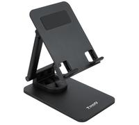 SOPORTE TOOQ PLEGABLE PARA TABLET HASTA 12.9" NEGRO