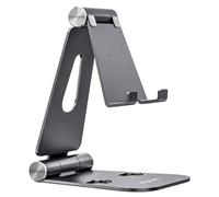 Soporte de Mesa Ajustable XL para Smartphone/Tablet (Gris) - AISENS