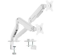 Soporte de Mesa con Contrapeso para 2 Monitores Aisens DT32TSR-439/ Giratorio/ Inclinable/ hasta 9kg