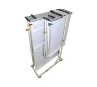Soporte de Mesa de Dibujo portátil con Ruedas, Rack Ajustable Lar Format Ding para arquitectos y Artistas, Tiene hasta 15 Clips, casel móvil para Planos, Planos y Documentos de ingeniería
