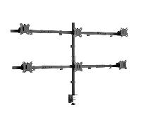 SOPORTE DE MESA EQUIP 650160 PARA 6 PANTALLAS DE 17"-32" Max. 7Kg POR PANTALLA Max.VESA 100x100