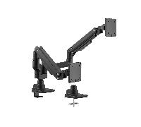 soporte de mesa equip 650182 para 2 pantalla de 17-35 negro max. 20kg por pantalla max.vesa 100x10