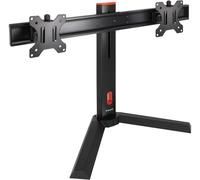 Soporte tv mesa gaming doble para 2 monitores