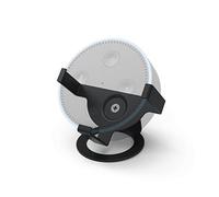 Soporte de mesa Hama para Amazon Echo Dot, segunda generación (para una ergonomía y presentación óptimas del Echo Dot) soporte de altavoz, Negro