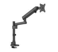 Soporte de mesa Kimex 015-2811 para monitor 17-40" muelle mecánico mástil negro