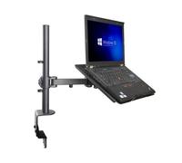 Soporte de mesa negro para portátil netbook tablet PC inclinable giratorio