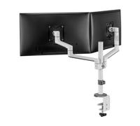 Soporte de mesa Neomounts DS60-425WH2 para pantalla de 43,2 cm (17) - 68,6 cm (27) blanco ajustable en altura, inclinable.