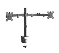 Soporte de Mesa para 2 Monitores Aisens DT32TSR-041/ Giratorio/ Inclinable/ hasta 8kg