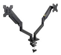Soporte de Mesa para 2 Monitores TooQ DB1434TNR-B/ hasta 10kg