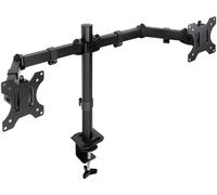 TooQ - Soporte de Mesa para 2 Pantallas 17""-27"", Negro