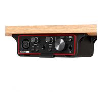 Soporte de mesa para Focusrite Scarlett Solo 3rd Gen Audio Interface, Desk Mount, Under Desk Mount