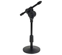 HQ-Power Soporte de Mesa de micrófono, Altura Ajustable, Incl. Soporte para micrófono