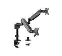 Gembird - MA-DA2P-01 soporte para monitor 81,3 cm (32"") Escritorio Negro