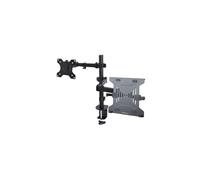 Soporte de mesa para pantalla - STARTECH - A2-LAPTOP-DESK-MOUNT - Negro - Ajustable - Inclinable