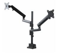 ST ARMDUALPIVOT - Soporte para monitor, 2 pantallas, montaje en mesa