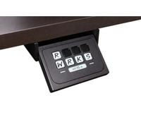 Soporte de mesa solo para Elgato Stream Deck Neo (8 botones) en negro, retráctil y limpio, montaje adhesivo o atornillado