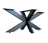 SOPORTE DE MESA SPIDER ACERO NEGRO 150x78x71 MARCO DE MESA PATA DE MUEBLE PAT...