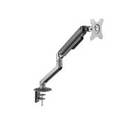 Soporte de Mesa Tooq Tilt e GiRatónrio c/mola 17" a 32" Max. 9Kg Gris/Negro