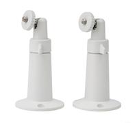 Soporte de metal ajustable para cámara Ring Up Cam con cable y batería HD cámara de seguridad construida para soportar el funcionamiento continuo en interiores y exteriores (blanco)