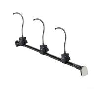 Soporte de metal ajustable para decoraciones navideñas, juntas de acero resistentes a la corrosión con diseño plano plegable para un almacenamiento cómodo y portabilidad (80-100 cm)