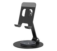 Soporte De Metal For Teléfono Móvil Con Escritorio Giratorio De 360°, Compatible Con IPhone, Teléfono Móvil, Teléfono Inteligente, Lector De Teléfono Ipad.(YY Silver)