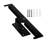 Soporte de metal montado en la pared para boquilla sopladora de hojas de mochila, para almacenamiento de equipos eléctricos al aire libre para herramientas de jardín y pulverizadores, negro (1 unidad)