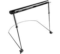 Soporte de metal para armónica ajustable con 24 agujeros, soporte para armónica, soporte para órgano de boca, soporte para arpa, fácil de usar, soporte profesional para el cuello