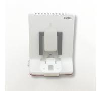 Soporte de metal para AVM Fritz Repeater 3000/3000 AX/6000 | Soporte para toma de corriente de aluminio, color blanco, sin taladrar, fabricado en Alemania