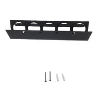 Soporte de metal para botellas de spray para detalles automotrices y servicios de belleza móviles, tiene capacidad para 5 botellas estándar de 16 onzas o 32 onzas con ranuras adicionales para cepillos